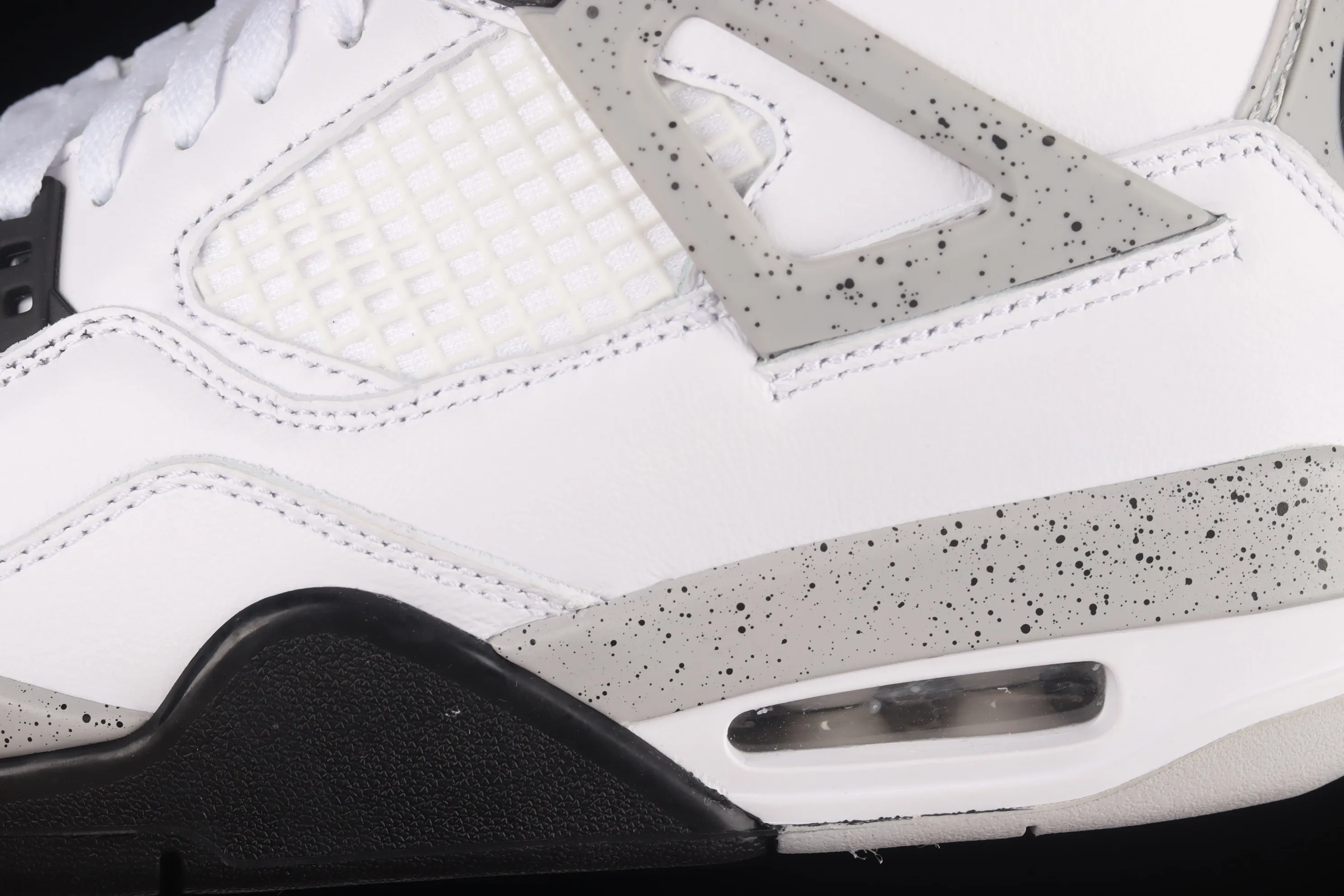 All categories Air Jordan Jordan series basketball shoes Air Jordan 4 foreign trade version Air Jordan 4 Retro "White Cement" AJ4 Joe 4 white cement white gray 840606-192